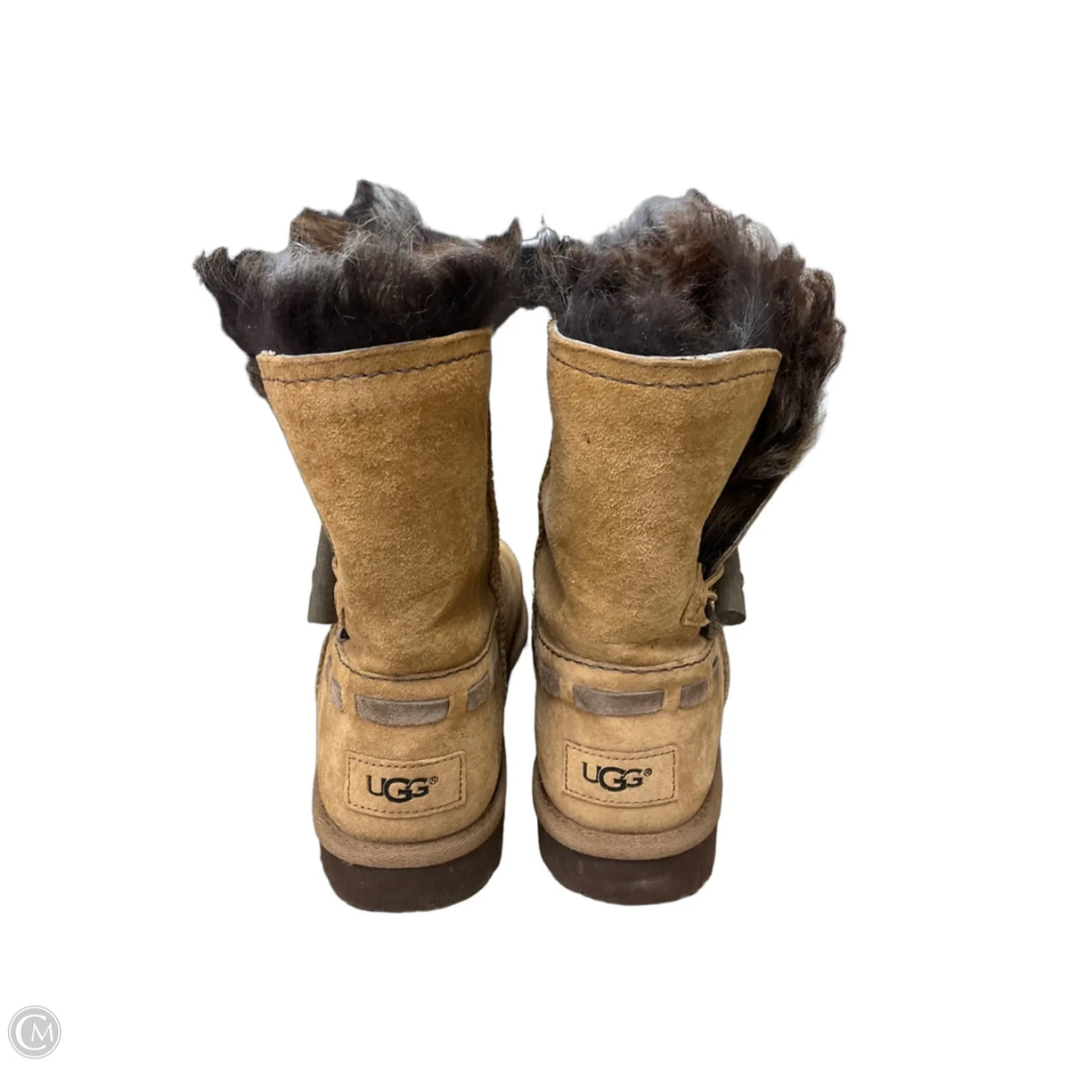 Boots Designer By Ugg In Tan, Size: 8