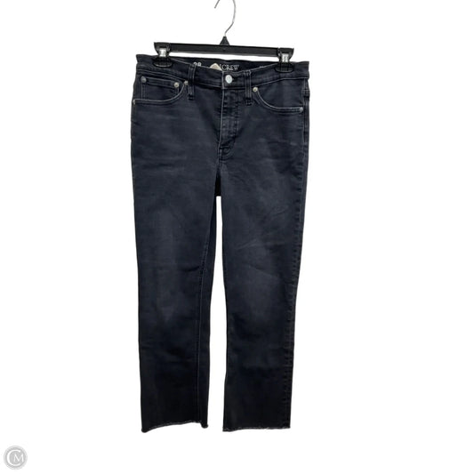 Jeans Boot Cut By J. Crew In Black Denim, Size: 6