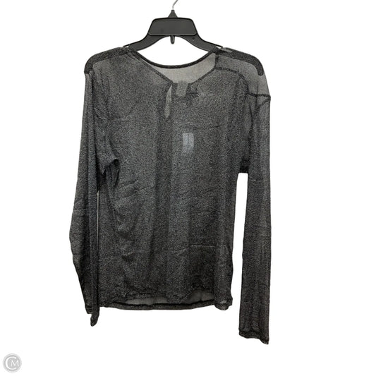 Top Long Sleeve By Banana Republic In Black, Size: Xl