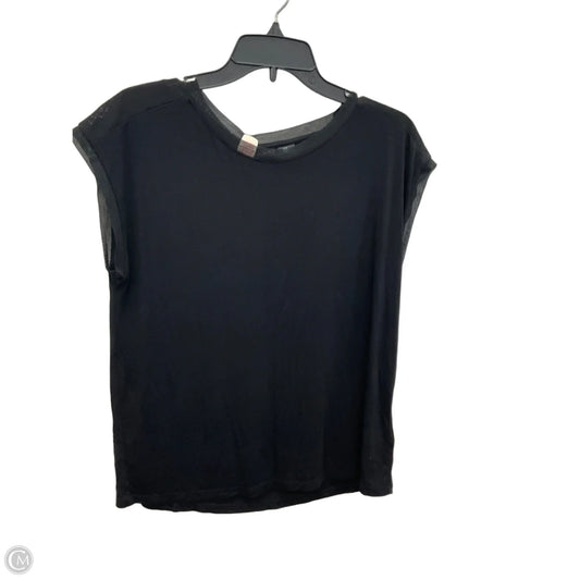 Top Short Sleeve By Tahari In Black, Size: M
