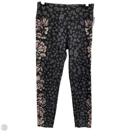 Athletic Leggings By Calvin Klein Performance In Leopard Print, Size: M