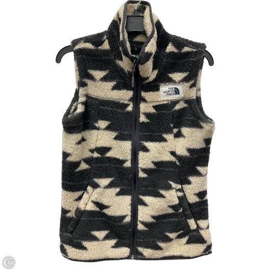 Vest Faux Fur & Sherpa By The North Face In Black & Cream, Size: S
