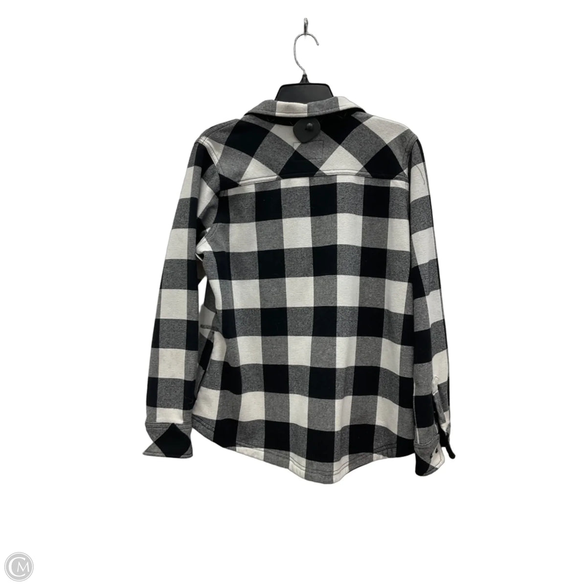 Jacket Shirt By Orvis In Plaid Pattern, Size: L