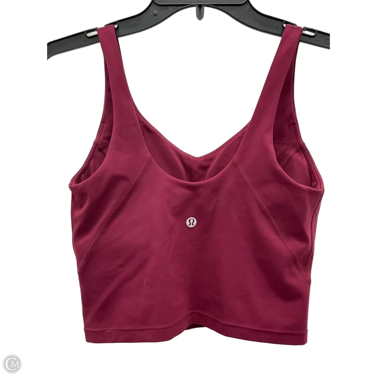 Athletic Bra By Lululemon In Maroon, Size: 4
