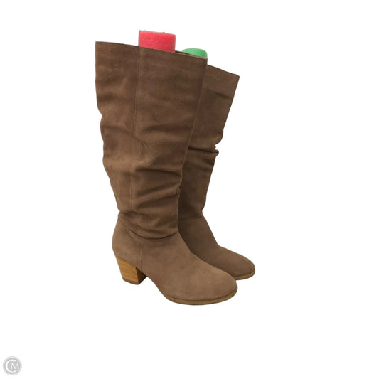 Boots Mid-calf Heels By Bass In Bronze, Size: 8.5