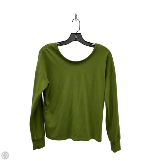 Top Long Sleeve By Cabi In Green, Size: S