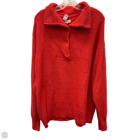 Sweater By Aerie In Orange, Size: L
