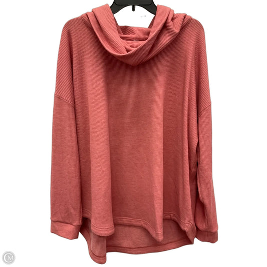 Top Long Sleeve By Lou And Grey In Coral, Size: Xxl