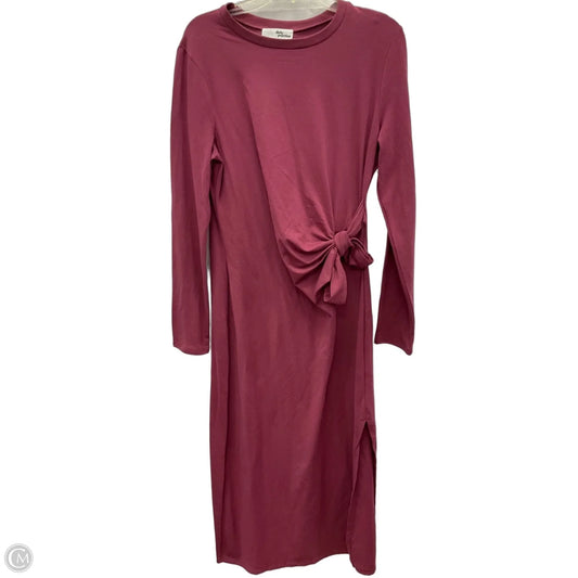 Dress Casual Midi By Daily Practice By Anthropologie In Mauve, Size: M