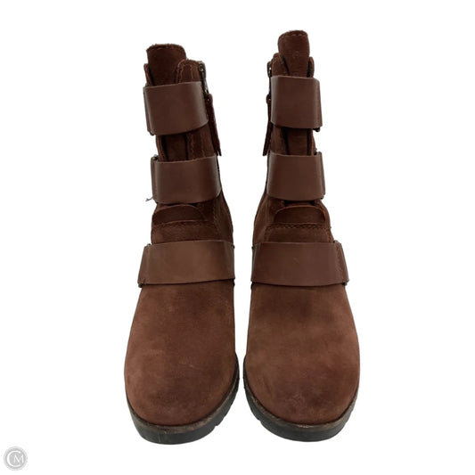 Boots Leather By Sorel In Brown, Size: 6