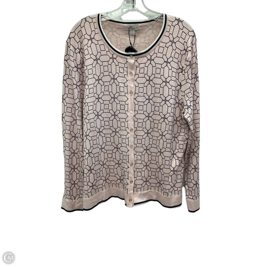 Cardigan By Charter Club In Pink, Size: Xl