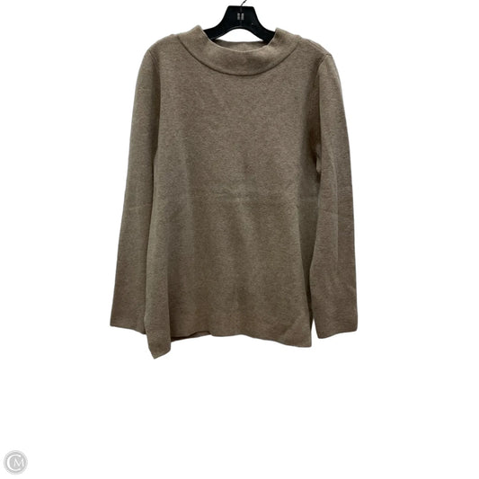 Sweater By Apt 9 In Tan, Size: L