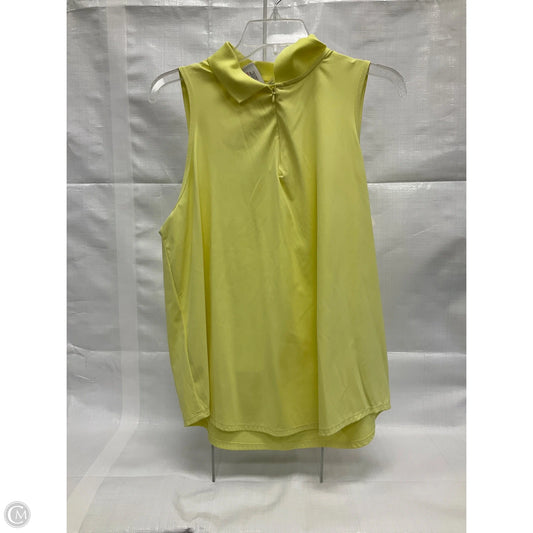 Athletic Tank Top By Mta Pro In Yellow, Size: Xl