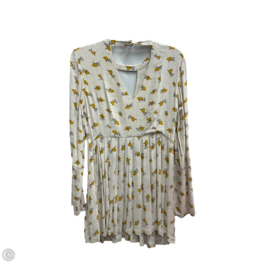 Top Long Sleeve By Free People In Floral Print, Size: S
