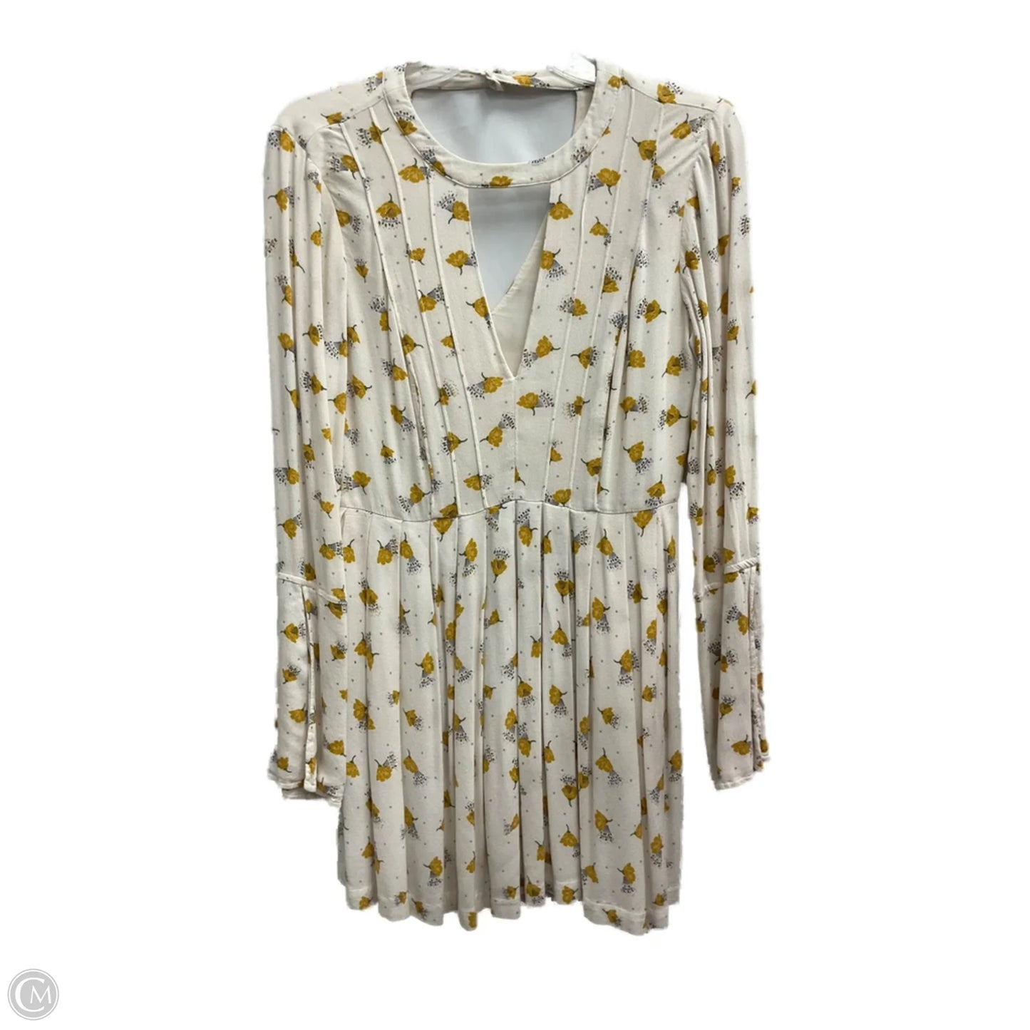 Top Long Sleeve By Free People In Floral Print, Size: S