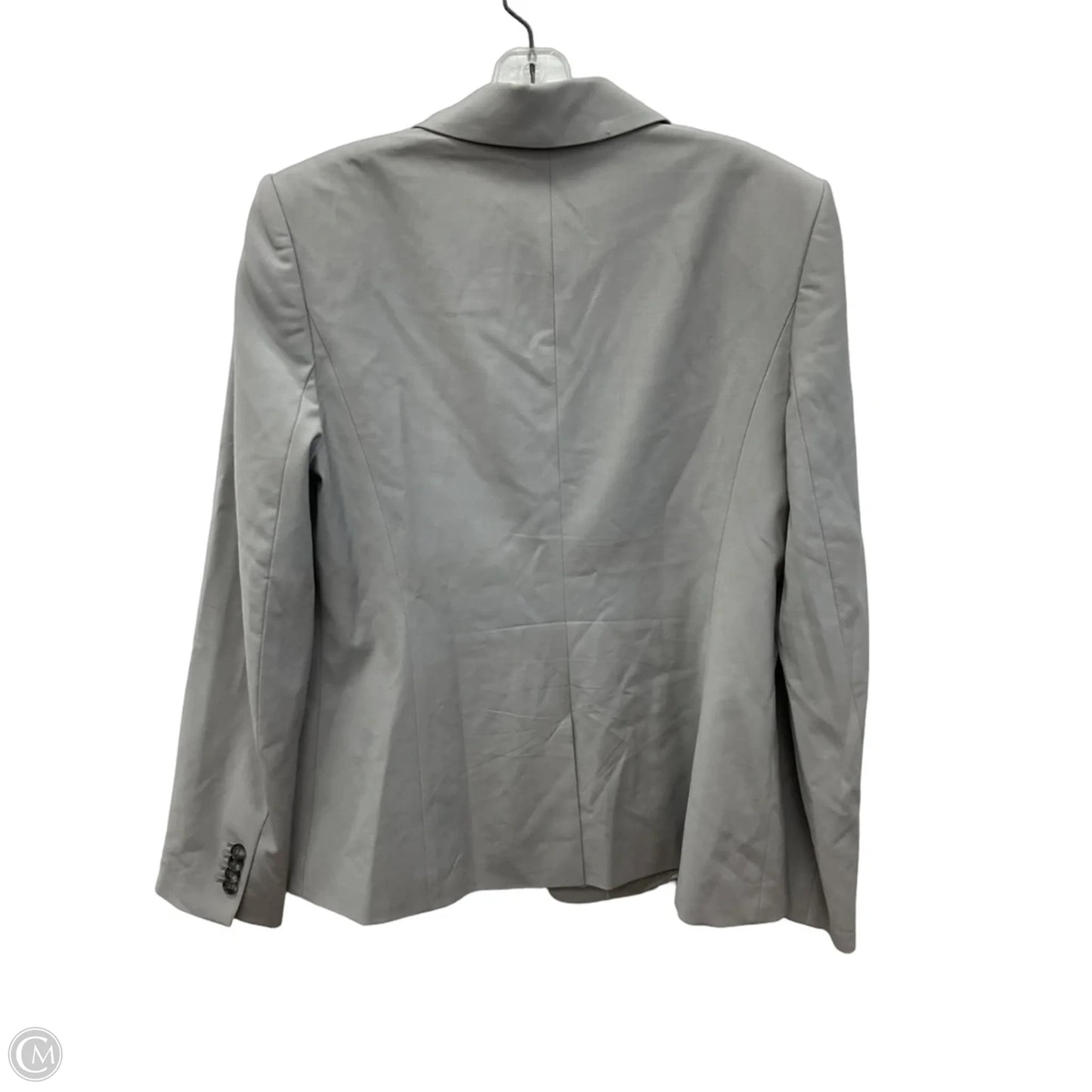 Blazer By Ann Taylor In Grey, Size: M
