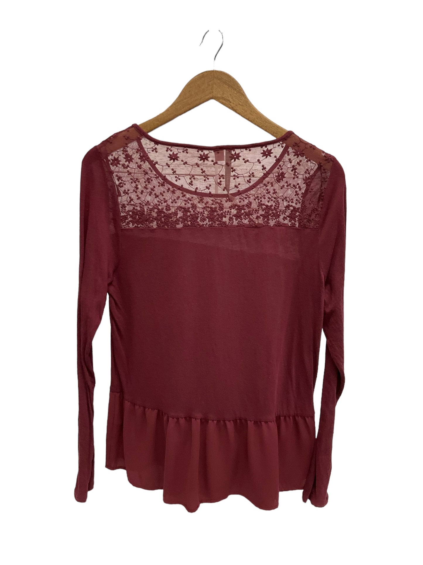 Top Long Sleeve By Lc Lauren Conrad  Size: M