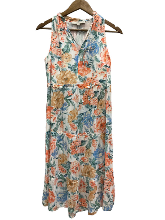 Dress Casual Midi By Loft  Size: Xxs