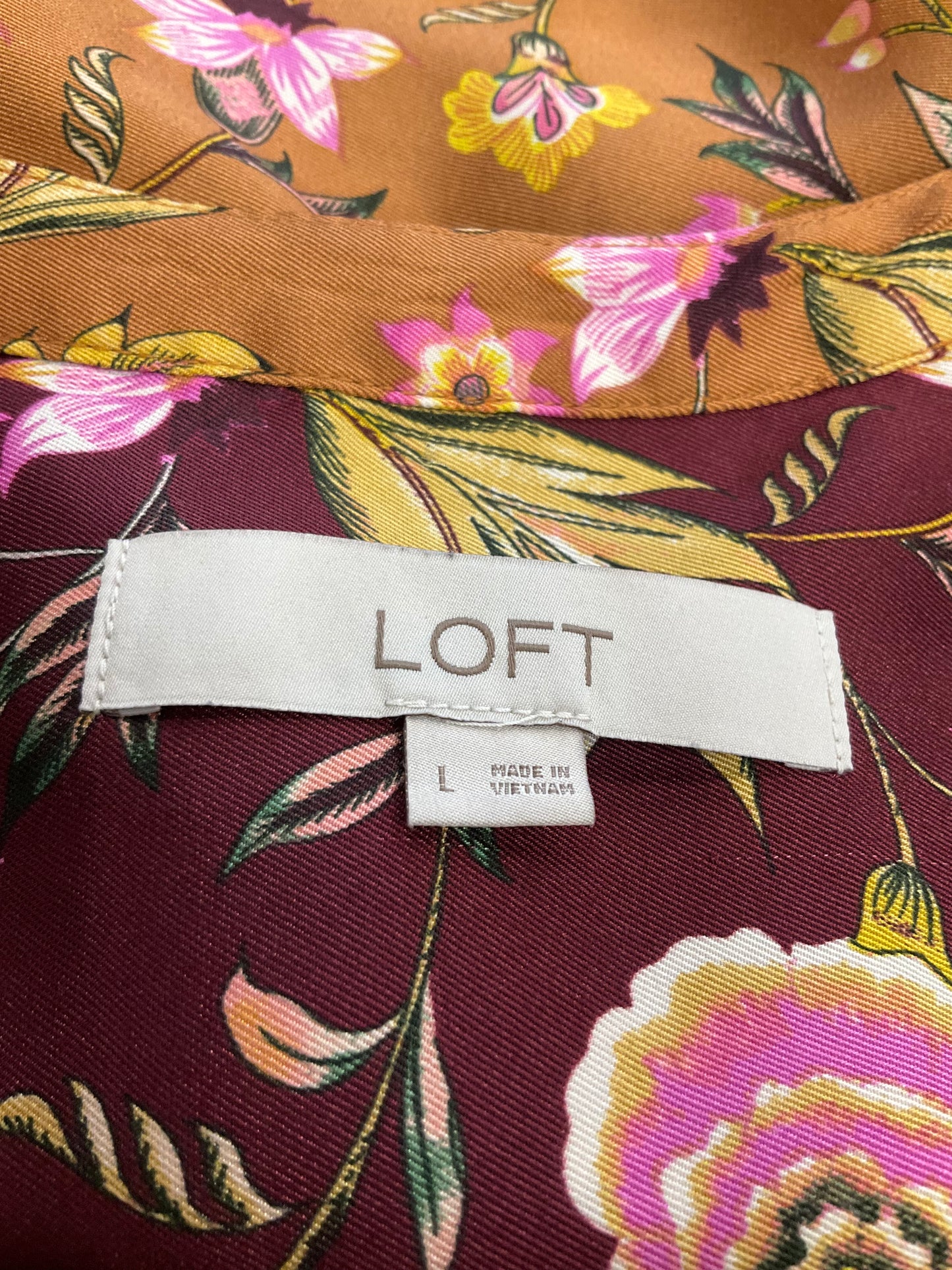 Top Long Sleeve By Loft  Size: L