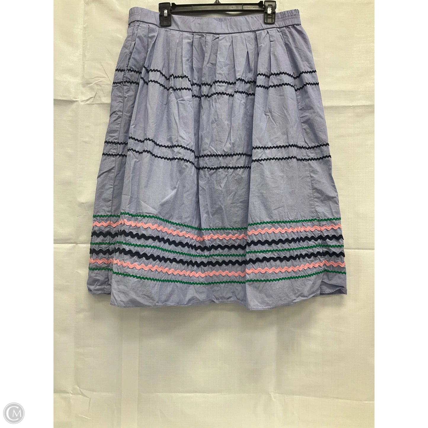 Skirt Maxi By J. Crew In Blue, Size: L