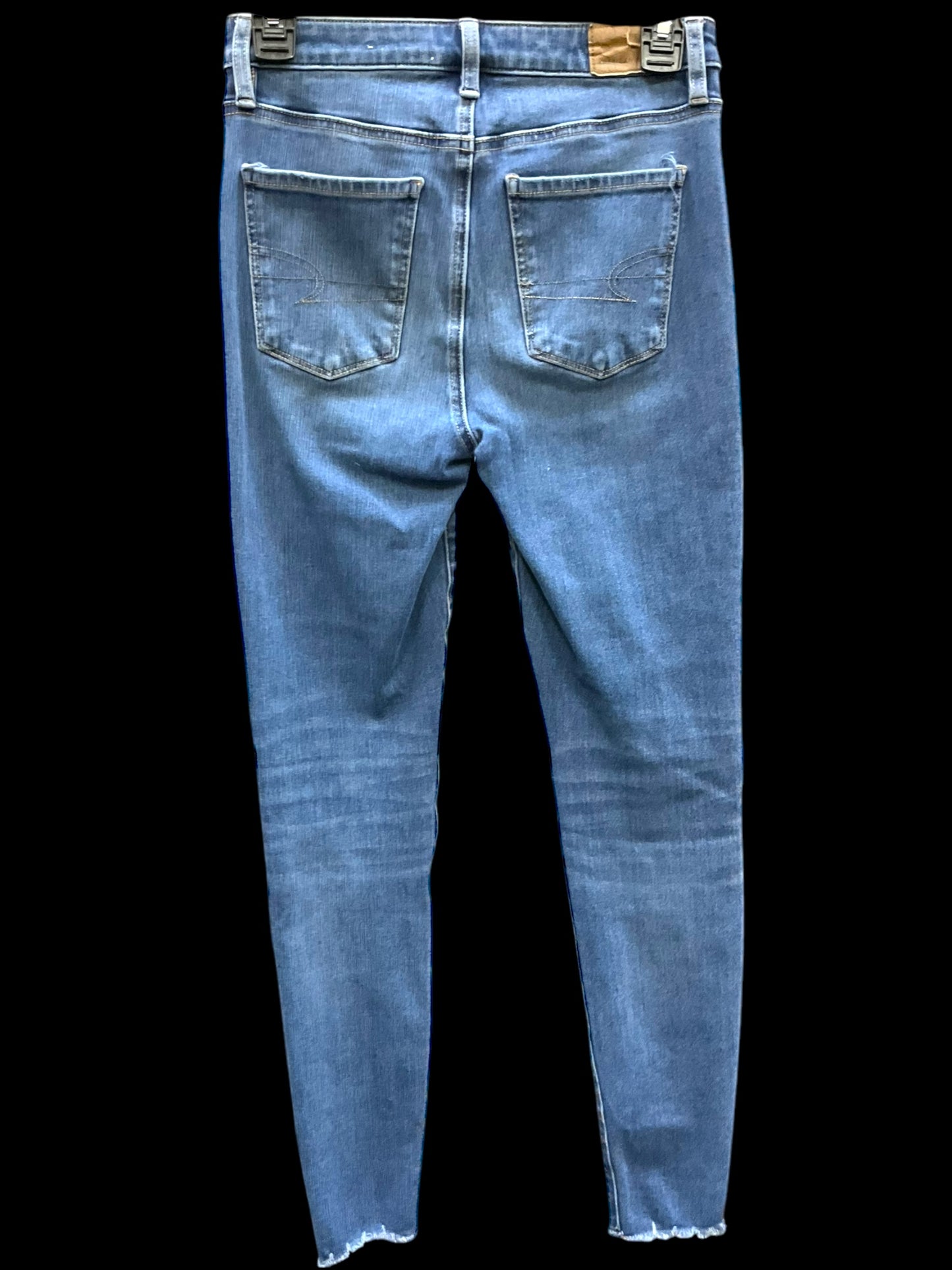 Jeans Skinny By American Eagle In Blue Denim, Size: 0