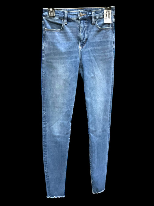 Jeans Skinny By American Eagle In Blue Denim, Size: 0