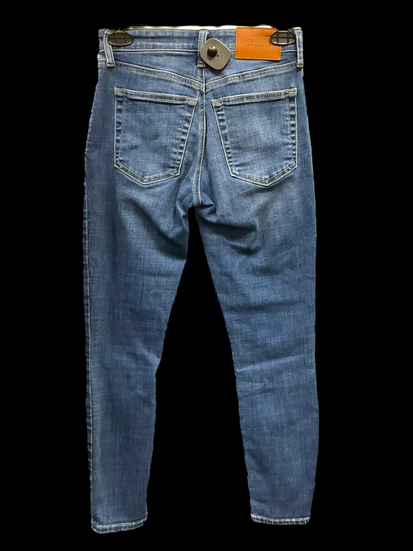 Jeans Skinny By Lucky Brand In Blue Denim, Size: 0