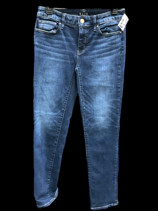 Jeans Skinny By White House Black Market In Blue Denim, Size: 0