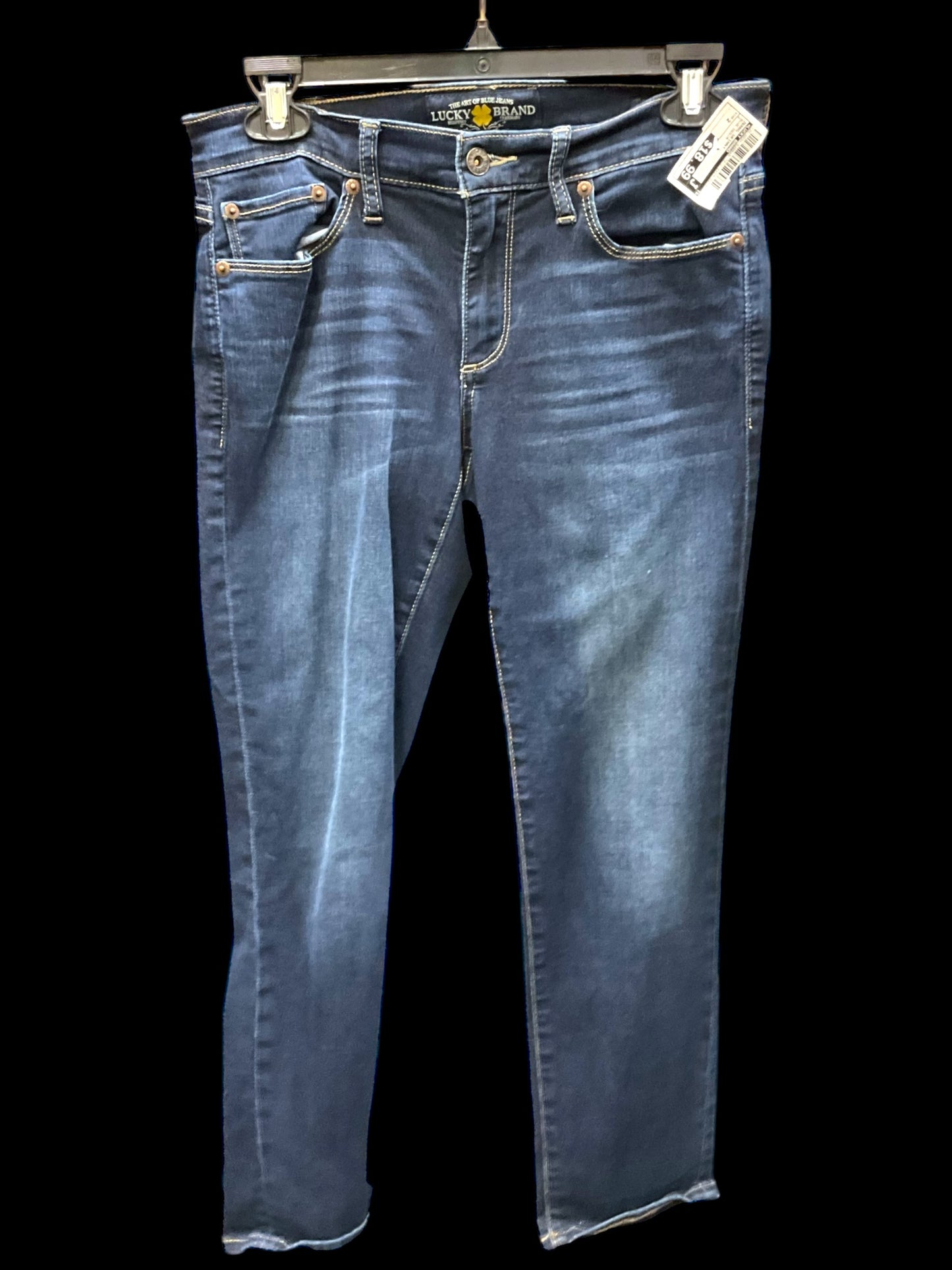 Jeans Skinny By Lucky Brand In Blue Denim, Size: 2