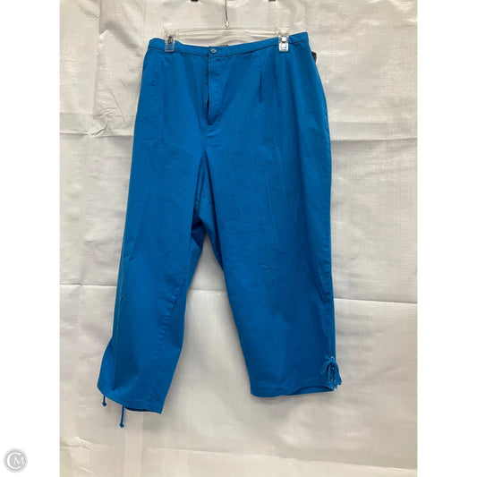 Pants Cropped By Sag Harbor In Blue, Size: 5