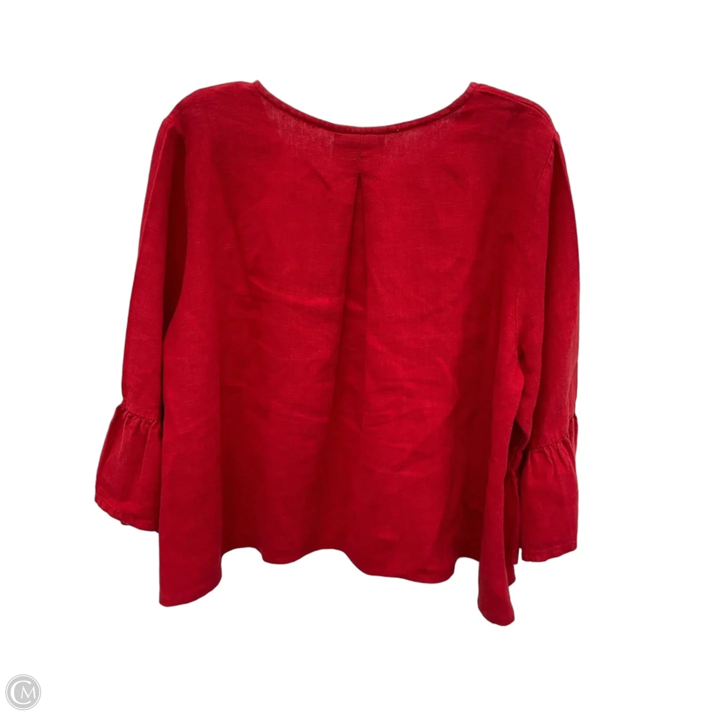 Top Long Sleeve By Bryn Walker In Red, Size: M