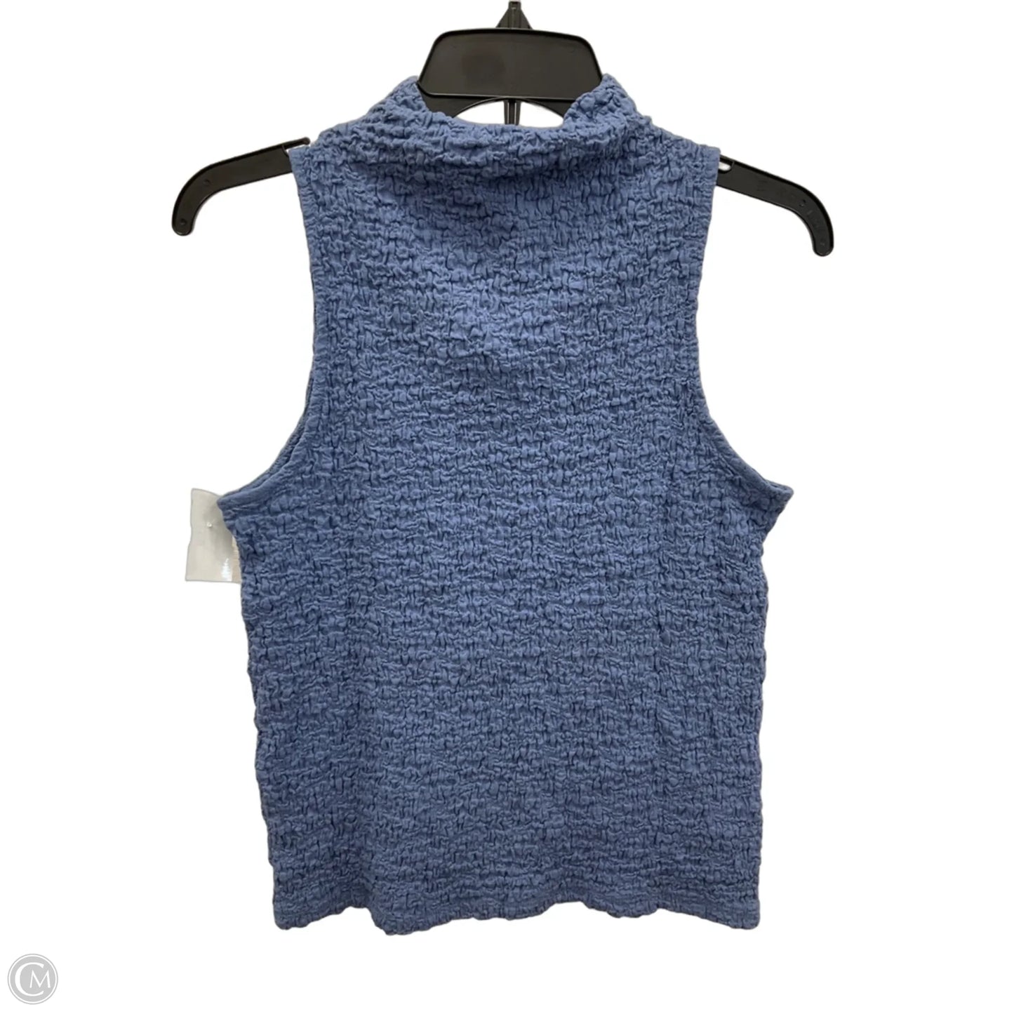 Top Sleeveless By Loft In Blue, Size: M
