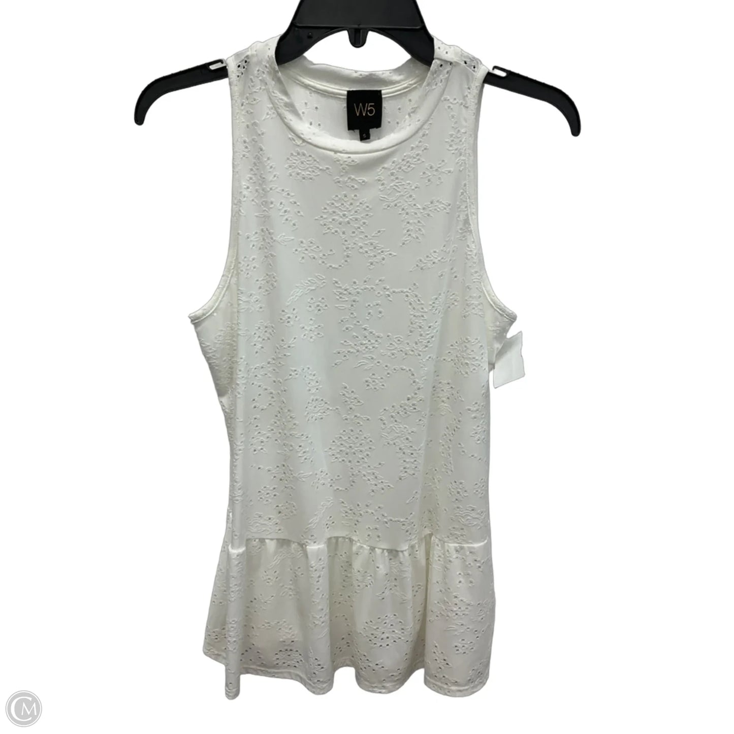 Top Sleeveless By W5 In White, Size: S