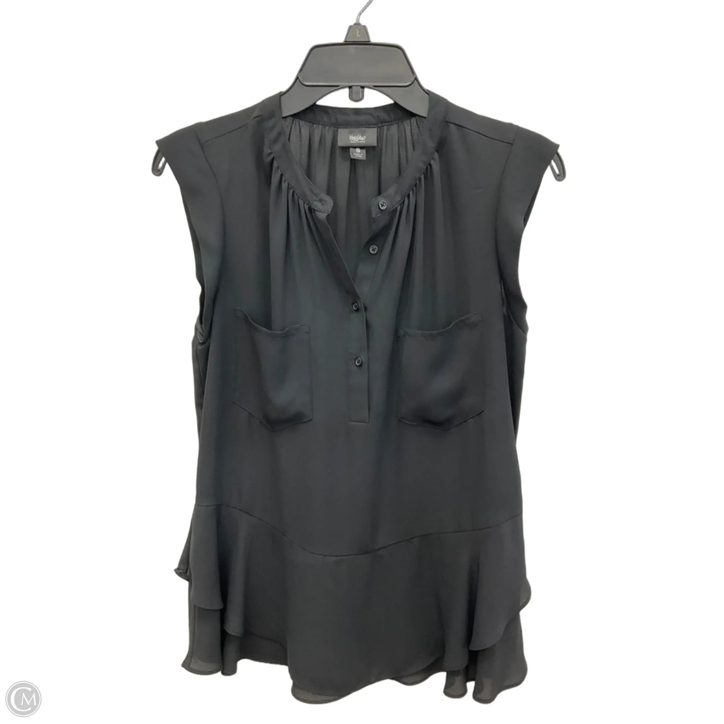Top Short Sleeve By Mossimo In Black, Size: S