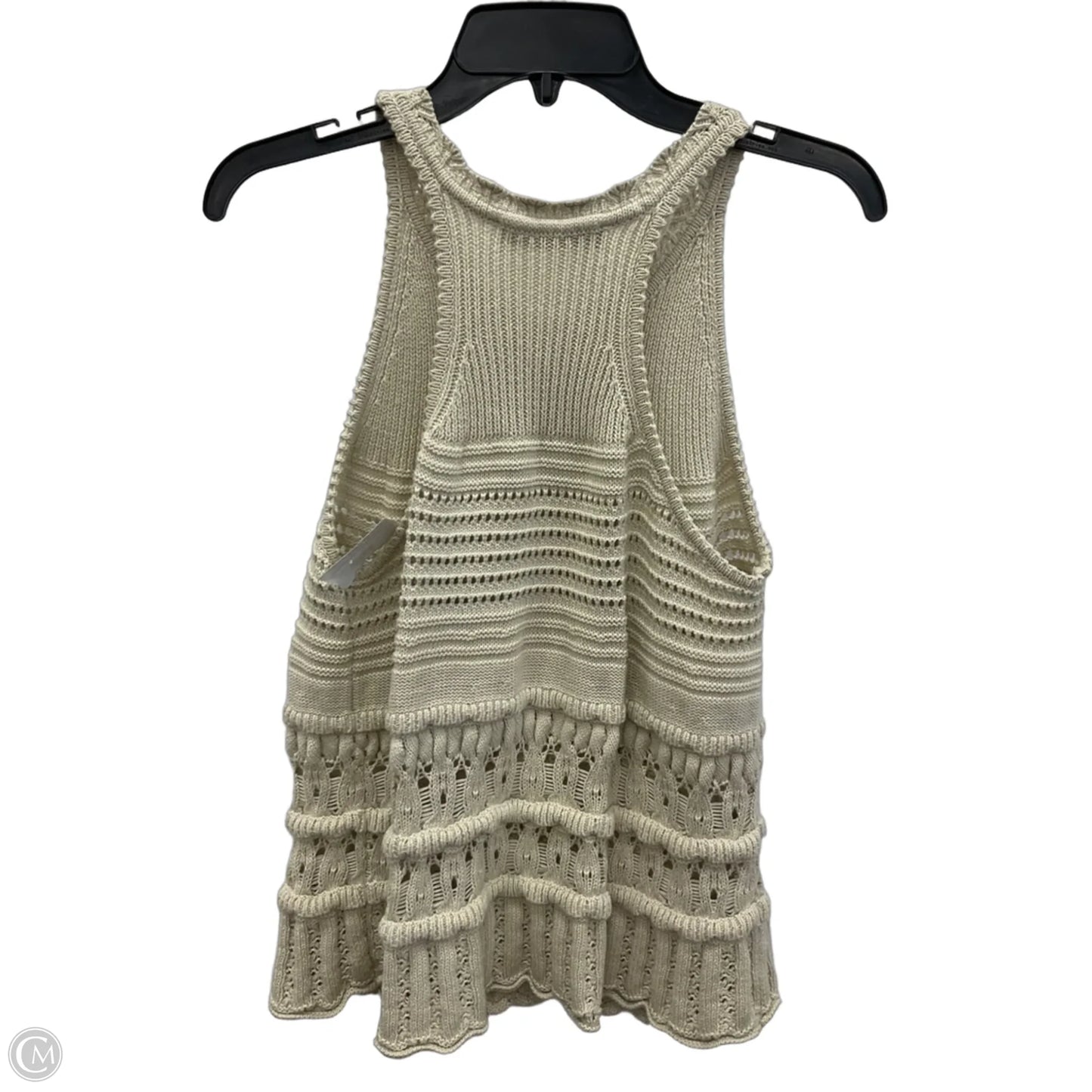 Top Sleeveless By Loft In Beige, Size: S