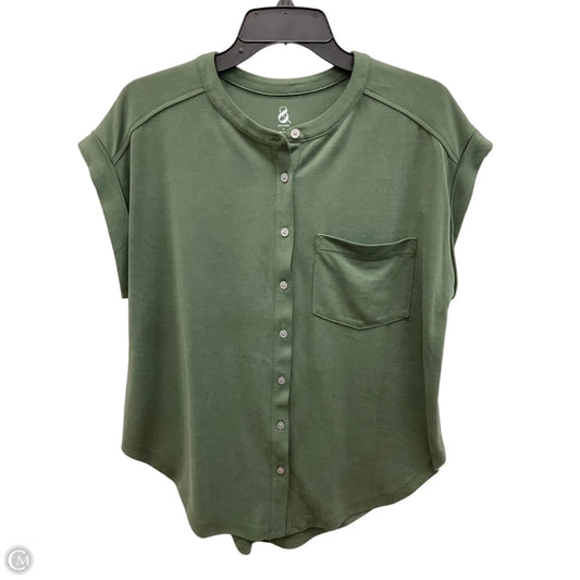 Top Short Sleeve By Lou And Grey In Green, Size: M