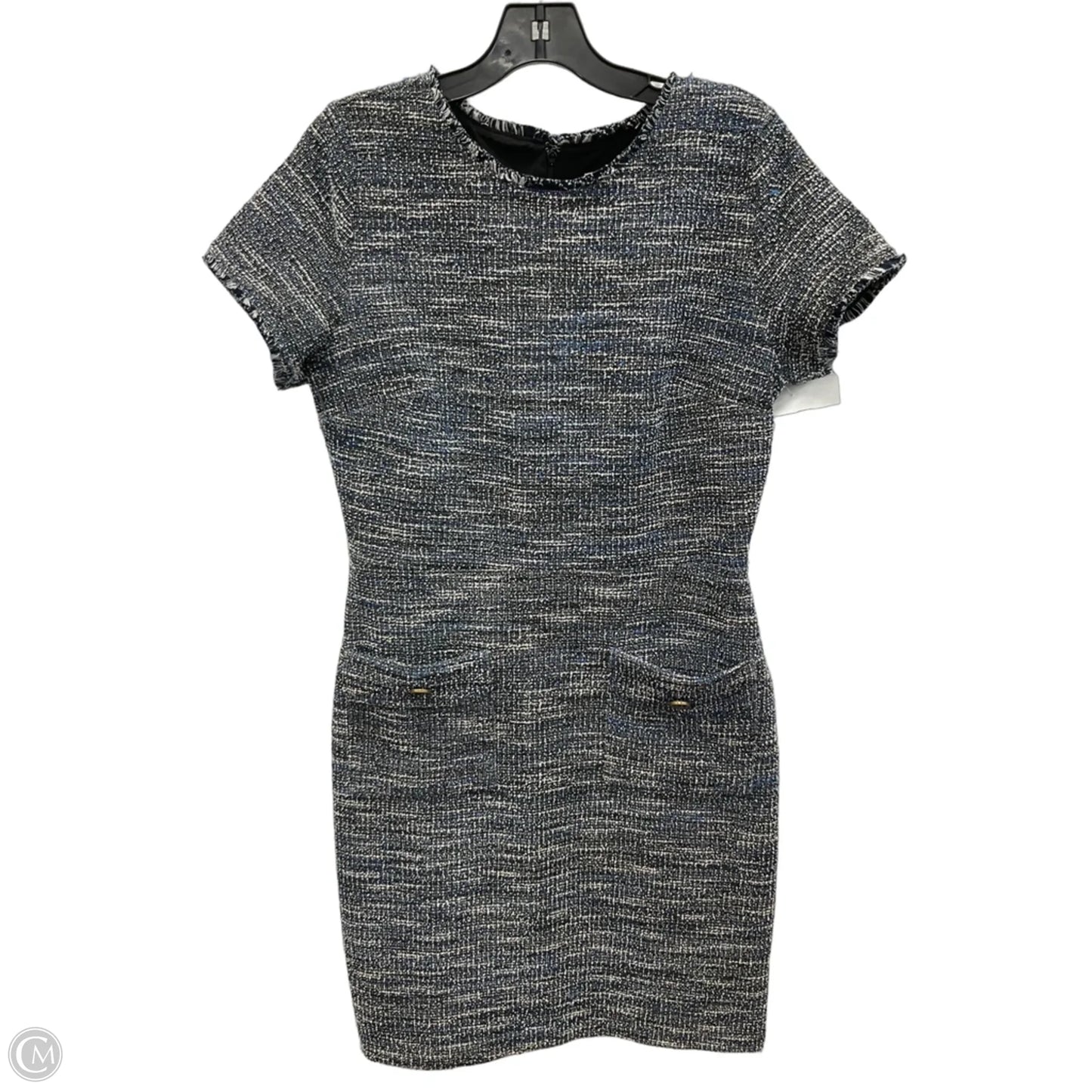 Dress Casual Midi By Loft In Blue, Size: 8