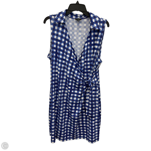 Dress Casual Midi By Talbots In Plaid Pattern, Size: Xlp
