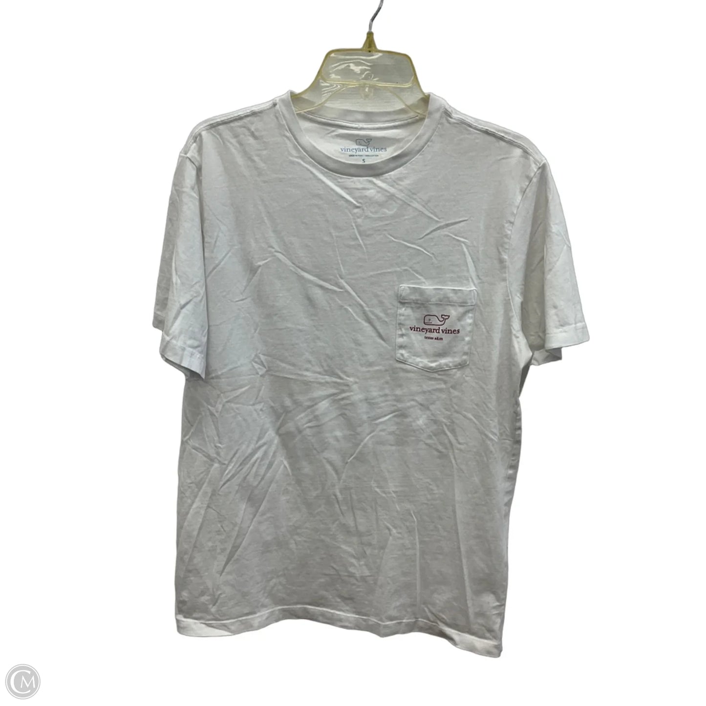 Top Short Sleeve By Vineyard Vines In White, Size: S