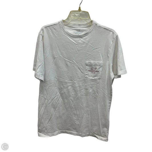 Top Short Sleeve By Vineyard Vines In White, Size: S