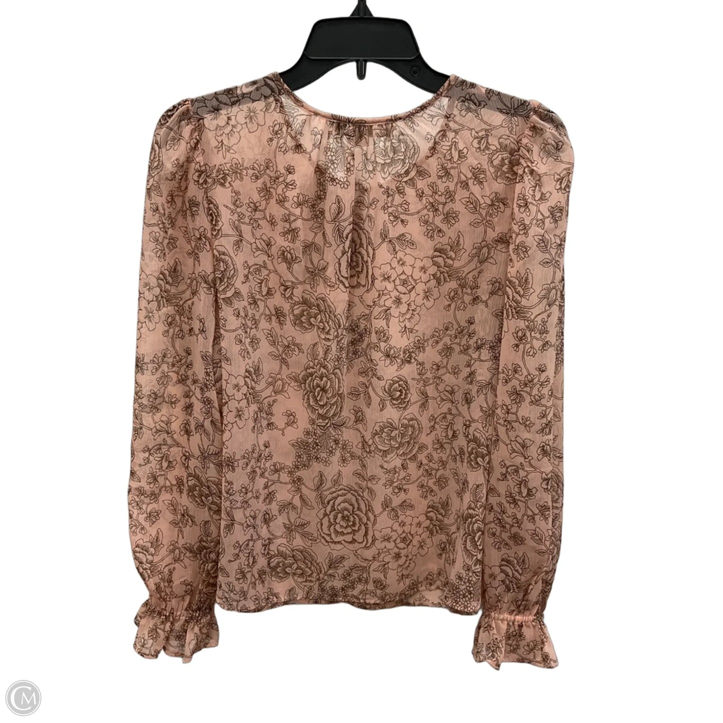 Top Long Sleeve By Loft In Pink, Size: S
