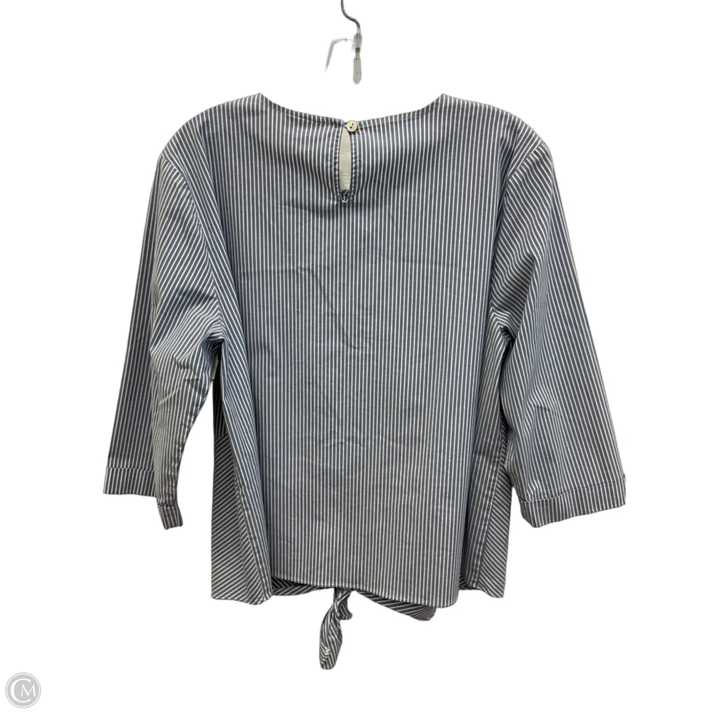 Top 3/4 Sleeve By J. Jill In Striped Pattern, Size: Lp