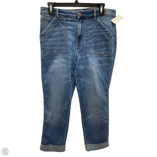 Jeans Straight By J. Jill In Blue Denim, Size: 10