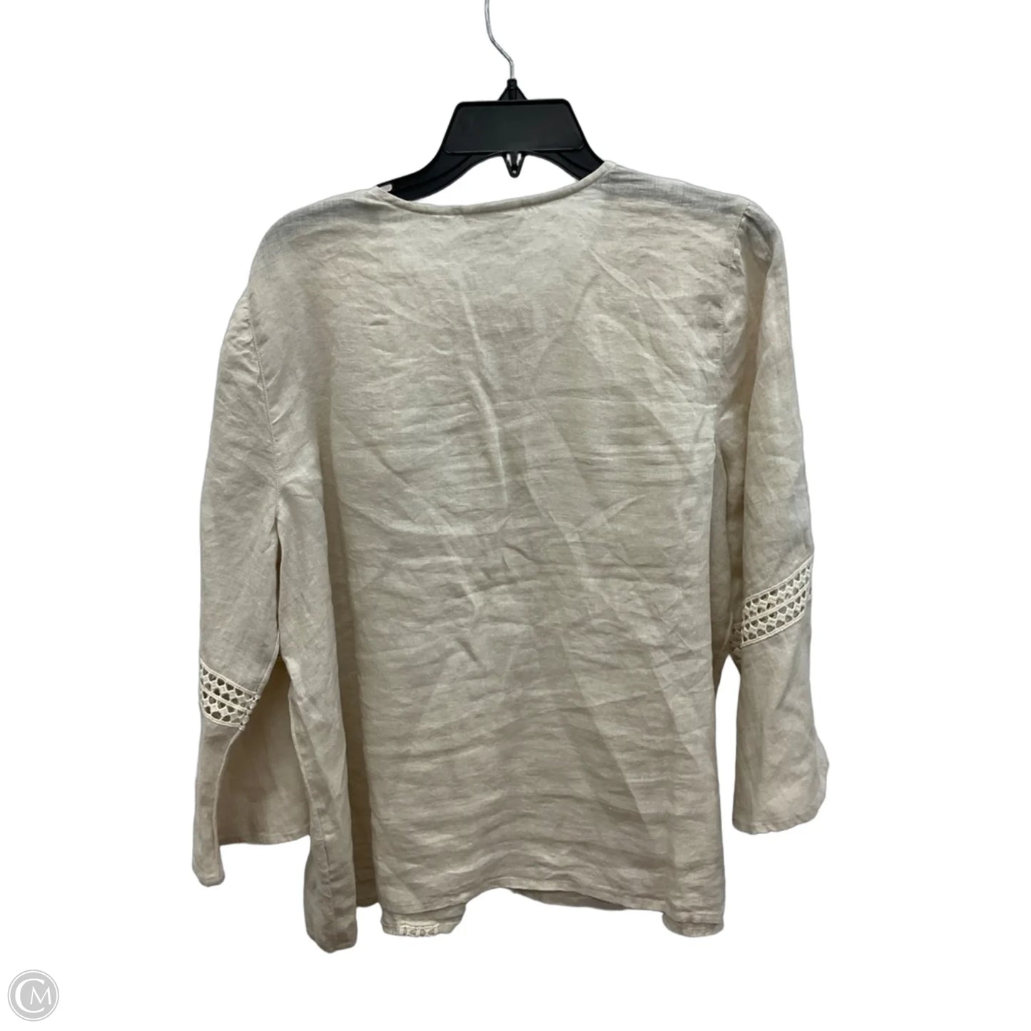 Top 3/4 Sleeve By J. Jill In Beige, Size: L