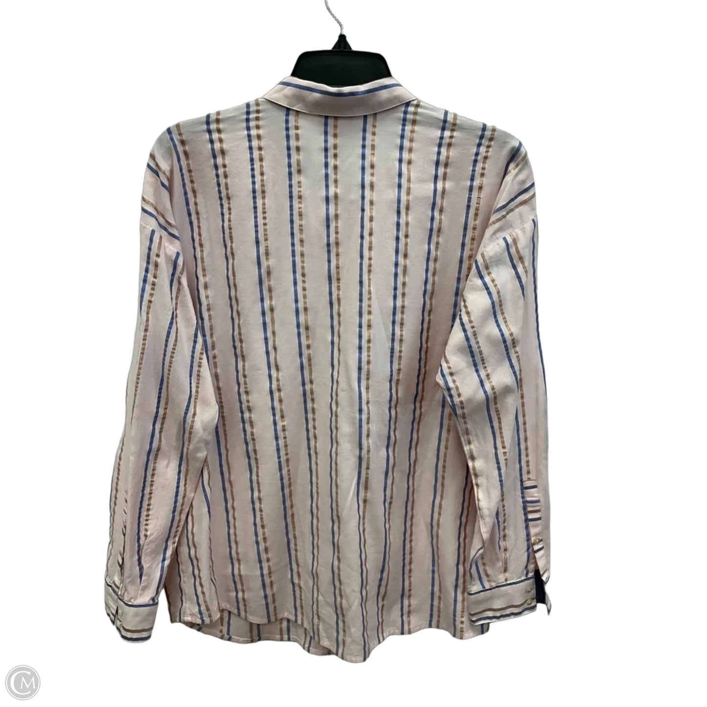 Blouse Long Sleeve By J. Jill In Pink, Size: M
