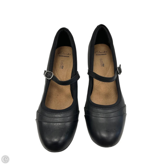 Shoes Heels Block By Clarks In Black, Size: 9