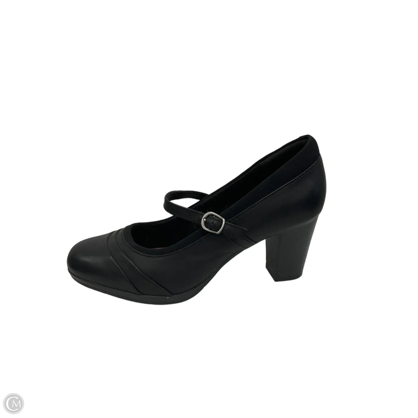 Shoes Heels Block By Clarks In Black, Size: 9