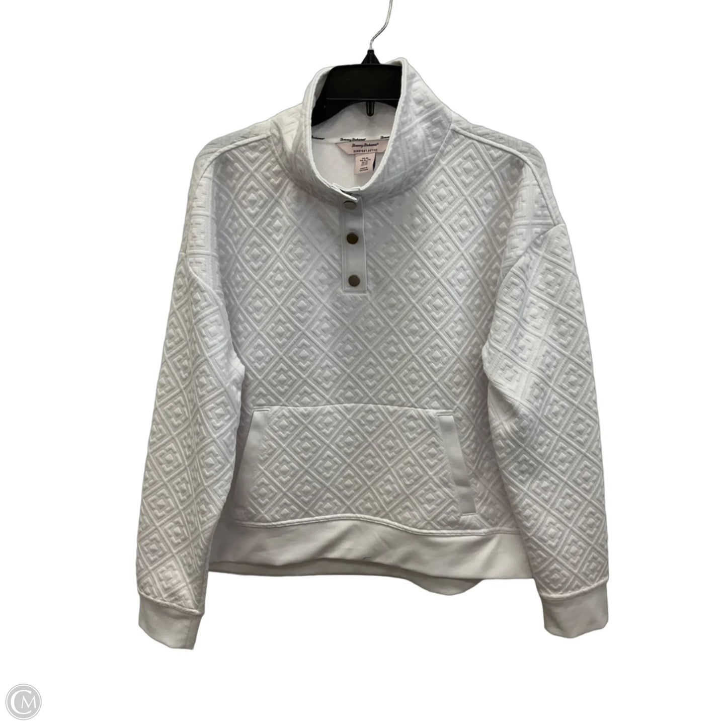Athletic Sweatshirt Collar By Tommy Bahama In White, Size: Xl