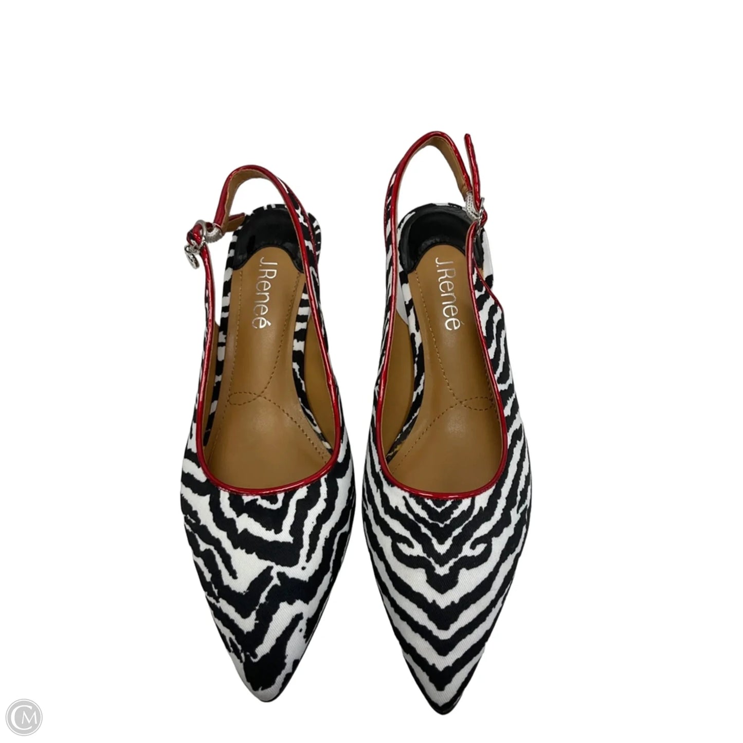 Shoes Heels Kitten By Clothes Mentor In Zebra Print, Size: 7.5