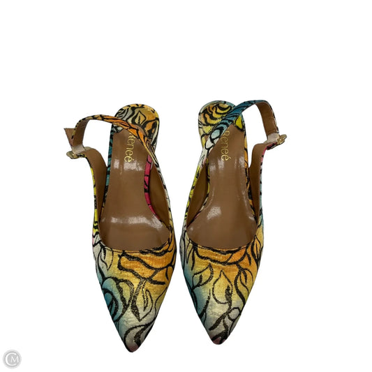 Shoes Heels Kitten By Cmc In Multi-colored, Size: 7.5